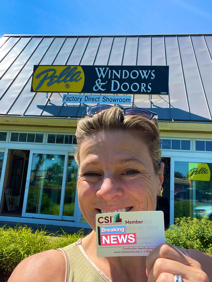 Official card-carrying member of <a href="/WCCCSI/">Worcester County Chapter CSI</a> #ConstructionSpecifiersInstitute