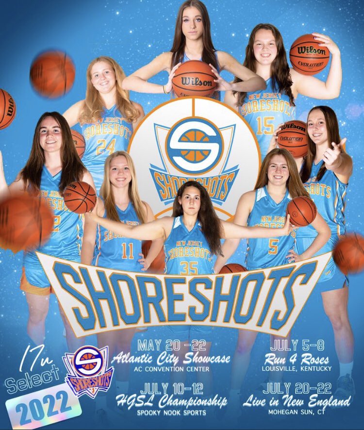 👀NJ Shoreshots 17U Chambers “Live in New England” <a href="/MoheganSun/">Mohegan Sun ☀️</a>!
Livestream through <a href="/BeTheBeastBTB/">BeTheBeast</a> 

Game 1:
⏰ 7:40pm
📍Ct 1
🗓TONIGHT!

Follow us in the 17U Orange bracket for Thursday &amp; Friday games!

<a href="/MBHoops10/">Mary Beth Chambers</a> <a href="/laurenbowls/">Lauren Bowler</a> <a href="/ShoreshotsGirls/">Shoreshots Girls - Select 40</a> <a href="/TinyGreenNBS/">Coach Tiny Green</a> <a href="/traceysabino13/">Tracey Sabino</a>