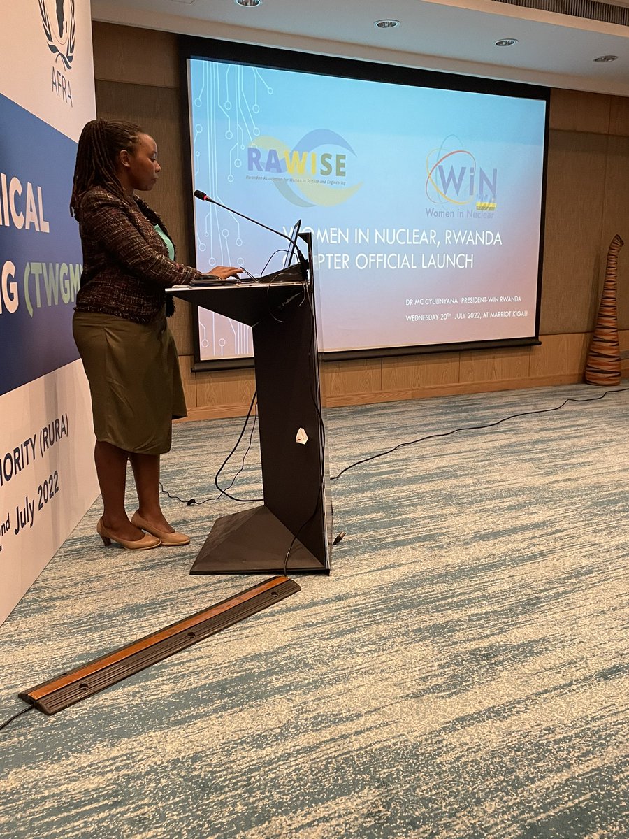 <a href="/cyulinyana2/">Dr. MC Cyulinyana</a> <a href="/WiNglobal/">Women in Nuclear Global</a> <a href="/SAYNPS/">SAYNPS</a> Congratulations to Women In Nuclear Rwanda for the Launch of WiN Rwanda👏🏽👏🏽👏🏽👏🏽<a href="/IAEATC/">IAEA TC</a> Today is a memorable day for Women In Nuclear