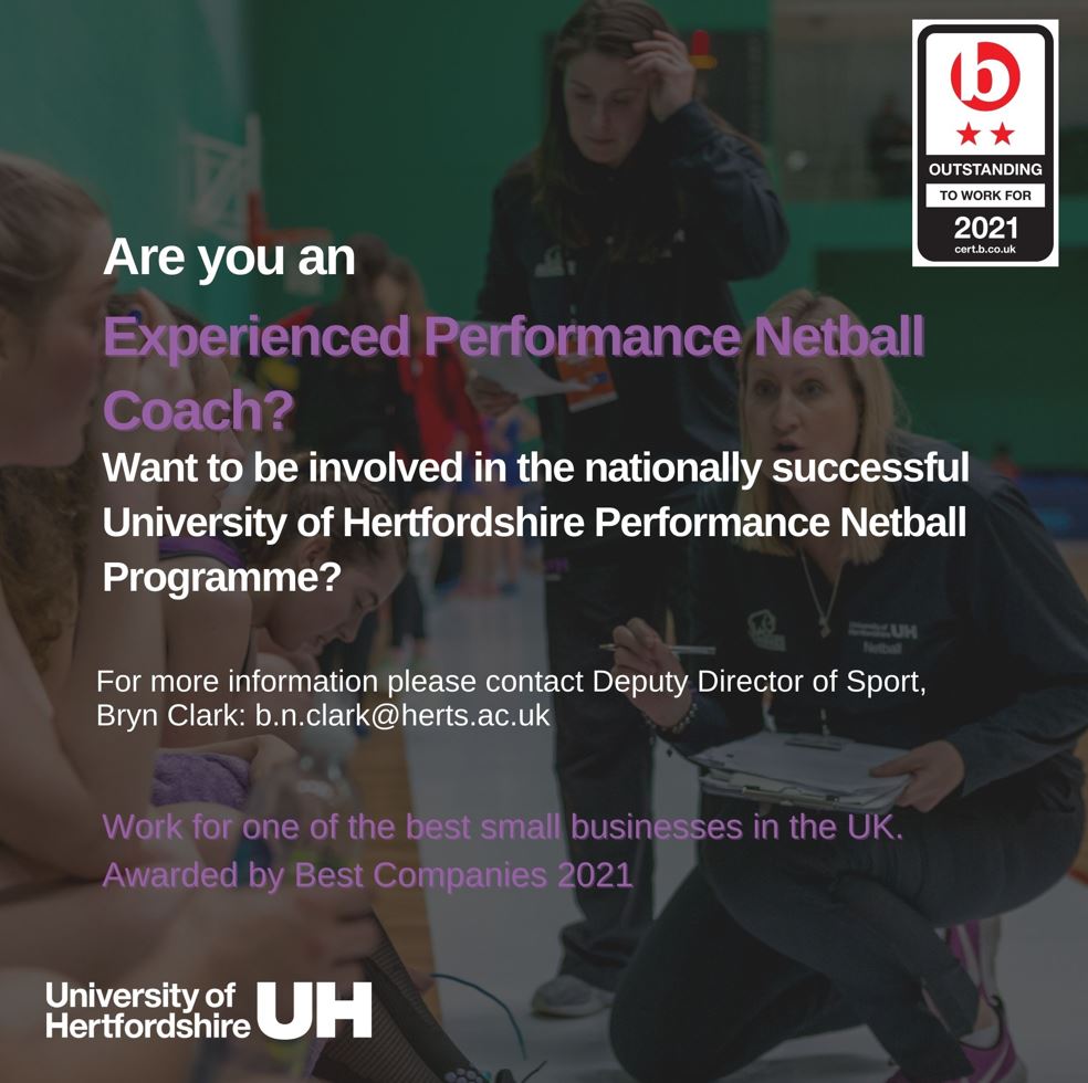 UH Netball (@uhnetball) on Twitter photo Exciting coaching opportunity to work with UH Netball! See image for details. Exciting coaching opportunity to work with UH Netball! See image for details.