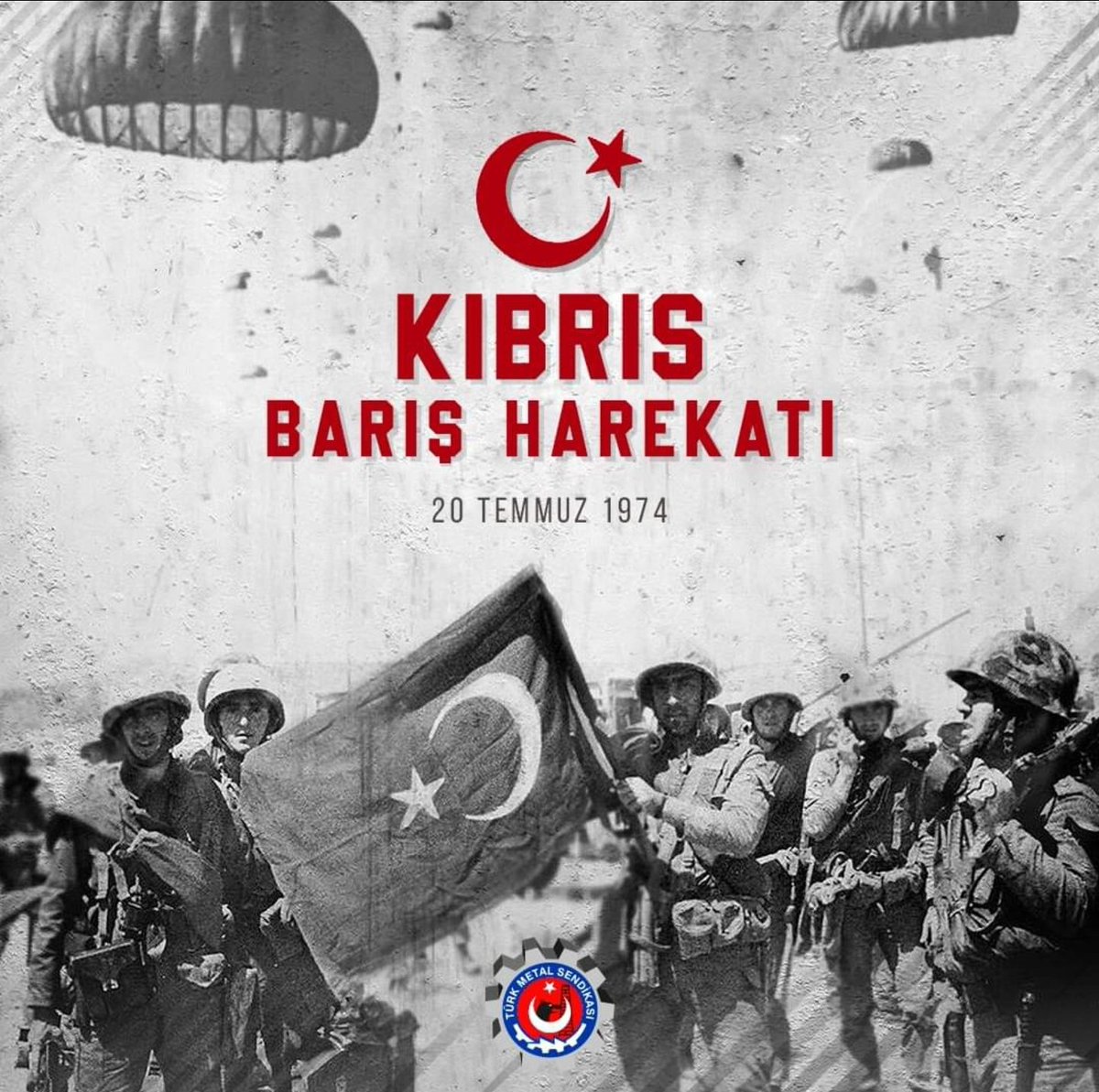 Kıbrıs Barış Harekatı'nın 48. yılında kahraman şehitlerimizi rahmetle anıyor, gazilerimize uzun ömürler diliyoruz. #KıbrısBarışHarekatı