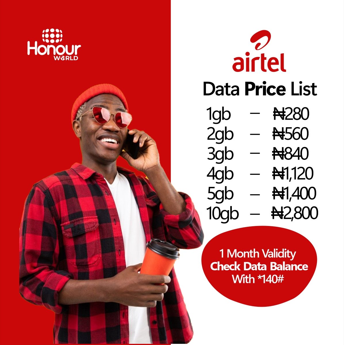Our Airtel prices are now made available with an additional price slash. Enjoy the yummy experience.

 Download the App on playstore 👇
play.google.com/store/apps/det…

PeterObiAt61, MaskEXAfrica, NNPC,KoundeIsBlue,HappyBirthdayPeterObi, John Doe, MUNCRY, Super Falcons, Bola Ahmed