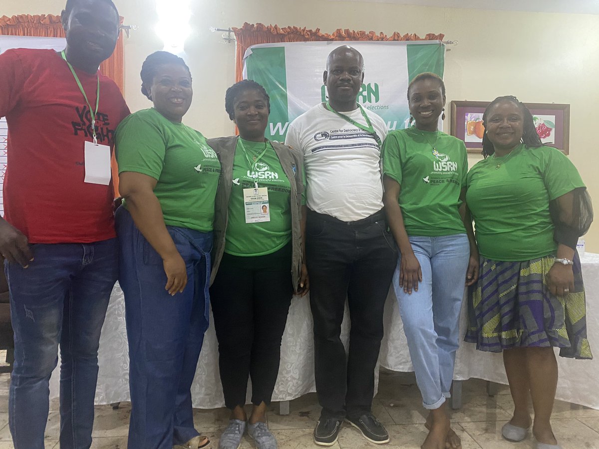 Visit by WSRN team to Yiaga Africa situation room and CDD situation room during the Osun state guber election. 
<a href="/CDDWestAfrica_H/">CDD West Africa Hausa</a> <a href="/YIAGA/">Yiaga Africa</a> <a href="/WSR_Ng/">WILPF Nigeria</a>