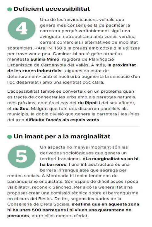 AvingudaValles's tweet photo. ¿Quins elements condicionen negativament la manera de viure dels ciutadans?
¿Com és l’entorn que porta els quatre municipis vallesans a voler «humanitzar» l’#N150?
#AvingudaValles #RiConnect #URBACT
👇 https://t.co/r8JqUQqrOu