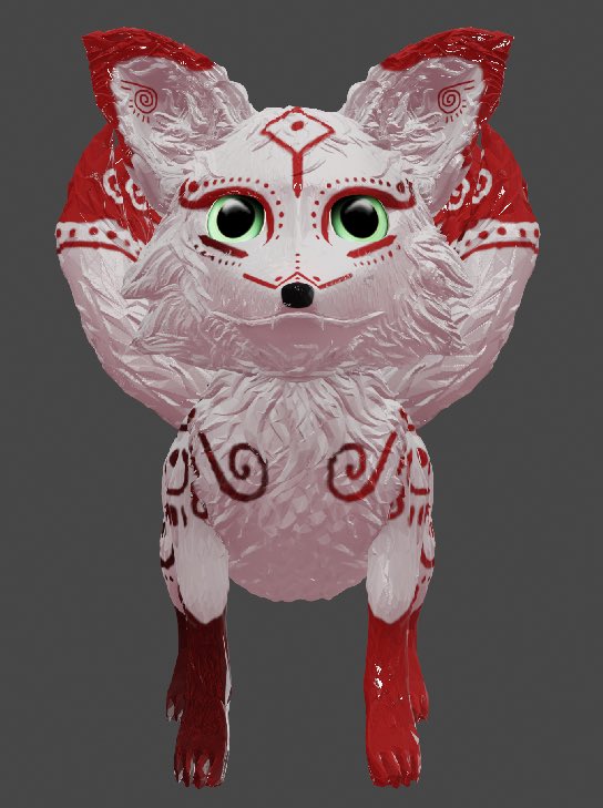 ProjectMPets's tweet photo. Work in progress preview for an MPet design we are finalising. This one is based on Kitsune the 9 tail fox from japanese mythology!

Own an Meta Pet #NFT to take care of virtual pets. Keep them happy &amp; earn $MPET tokens!

#BNB #BSC https://t.co/fWx3EVBHFw