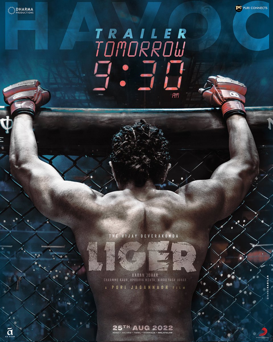 7ArtsOfficial's tweet photo. Just One more Night's sleep 
And we will see you with #LigerTrailer.

I am for sure not sleeping :) https://t.co/uvMGaILRU6