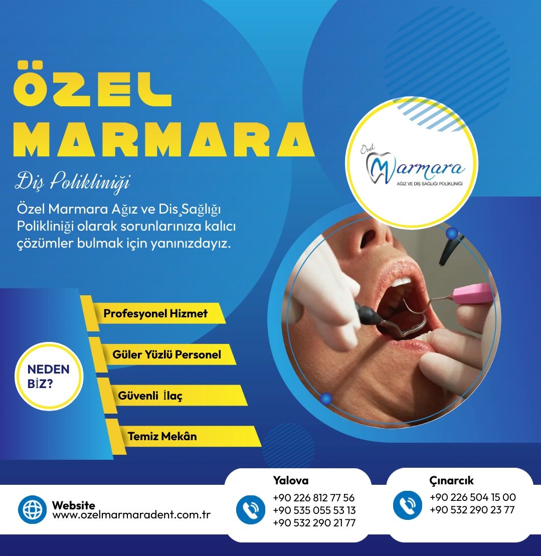 Sağlıklı dişler ve mutlu gülüşler dileriz. ozelmarmaradent.com.tr

📌Yalova Şube
☎️ +90 226 812 77 56
☎️ +90 535 055 53 13
☎️ +90 532 290 21 77

📌Çınarcık Şube
☎️ 0 226 504 15 00
☎️ 0 532 290 23 77
.
.
..
#ozelmarmaradent #dişapsesi #20likdiş #diştaşıtemizliği #zirkonyum