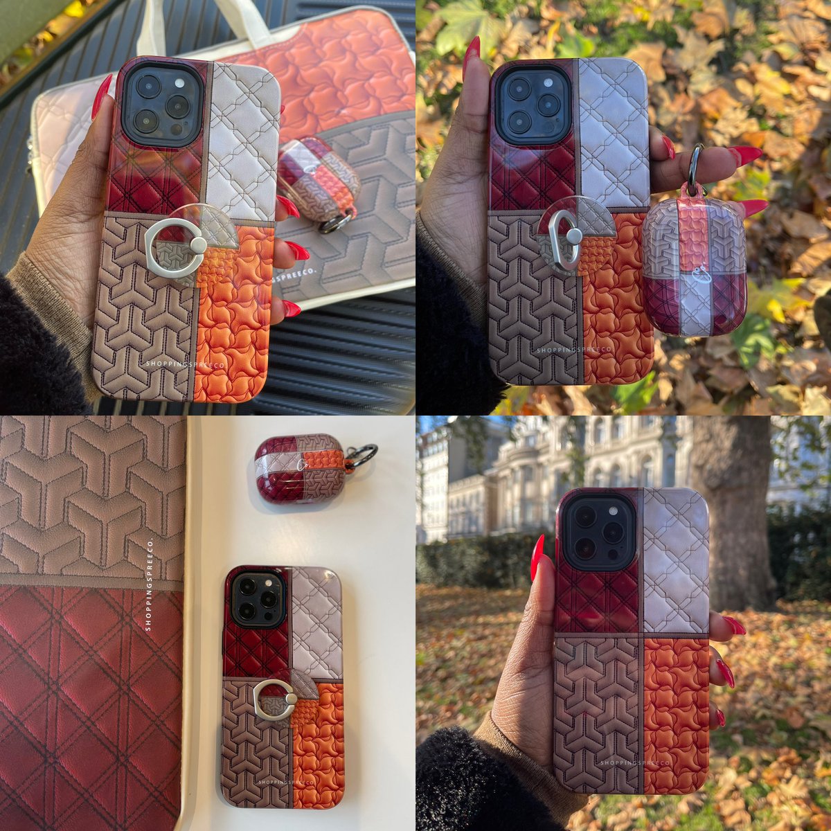NoHarm_Intended's tweet photo. Hey guys , my brand @shoppingspreeco just released A line of gorgeous matching Phonecases, airpod cases and laptop bags in different designs. 
Please check our website https://t.co/0a9YJVWHq3
WhatsApp : https://t.co/xER3KVTRqe
Please RT Thread
my customers are on your TL 🙏🏾 https://t.co/a7qh6AxKiy