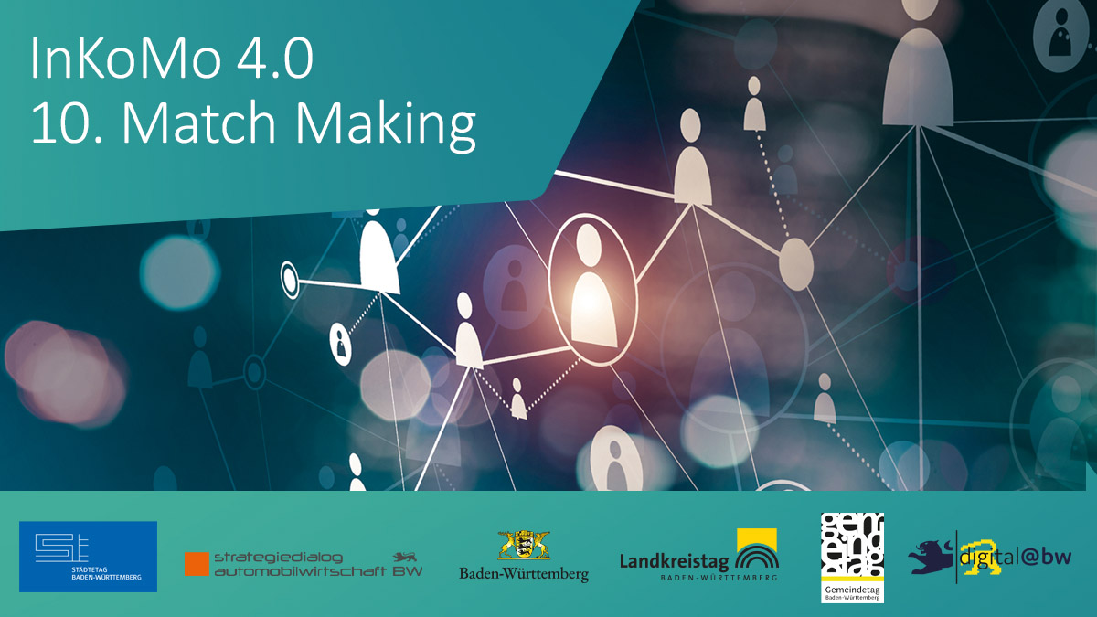 aconiumGmbH's tweet photo. Das Mobilitätsprojekt #InKoMo 4.0 lädt zum 10. #MatchMaking zwischen Kommunen und der Mobilitätswirtschaft am 25. Juli ein.
U. a. mit dabei Minister @WinneHermann &amp; MD Stefan Krebs (CIO/CDO #BaWü) @IMbawue.
Infos &amp; Anmeldung: https://t.co/grChqOQavD
@StaedtetagBW https://t.co/Nf1lhFV589