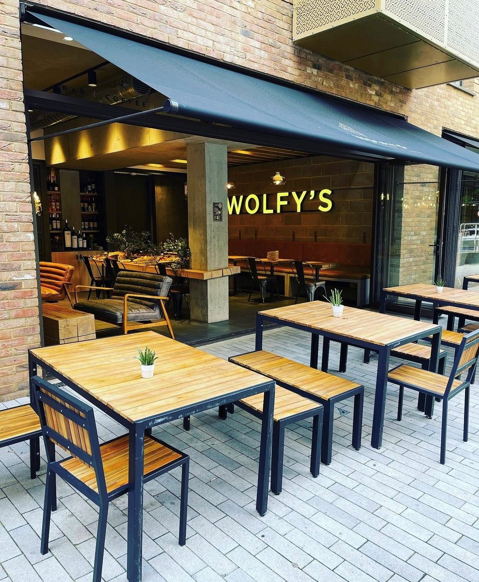LivingLondonEA's tweet photo. Spotlight on… @Wolfysbar! 
Did you know Wolfy’s opens all the way? Located in the heart of #GreenlandPlace, we’re so lucky to be in the midst of all these great amenities.
Find out more: https://t.co/BklfGb45AS
#wolfysbar #se8 #se16 https://t.co/hGZRLwaIUm