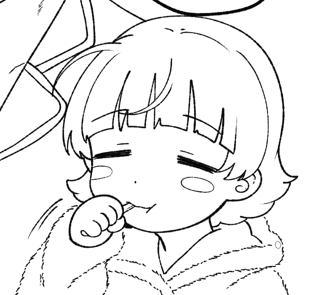 歯を磨く野々原茜ちゃん 