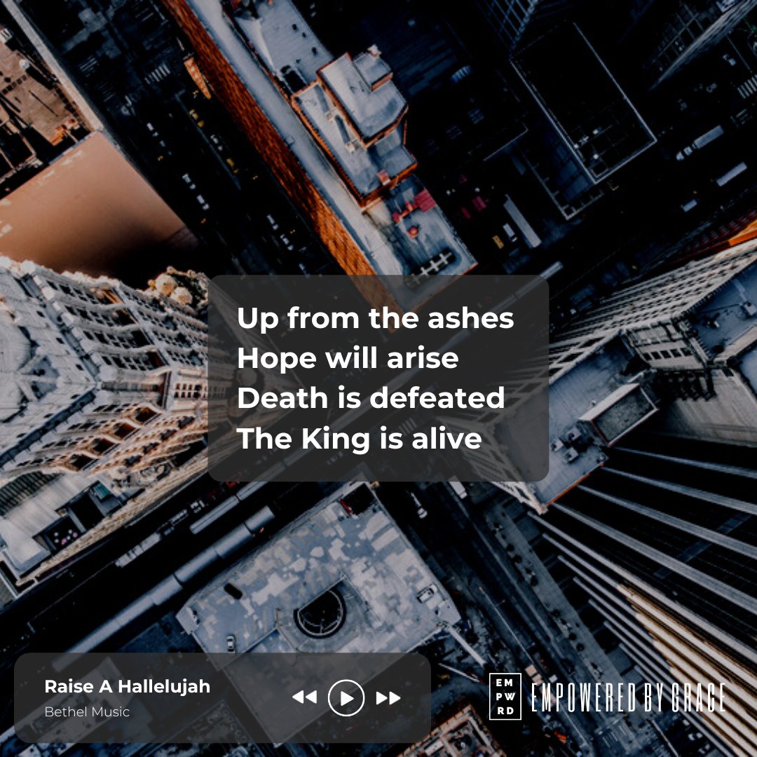 _empwrdbygrace's tweet photo. Raise a hallelujah and give God all the praise He deserves. ✨

#EmpoweredByGrace | #ThursdayTrack https://t.co/q15RYhT6Uz