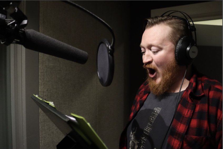 MDJohnsonCre8's tweet photo. Caught in the act!
#voiceover #voiceactor #voiceacting #voiceboothsydney #kingsoundstudio https://t.co/1r8bSCSaEZ