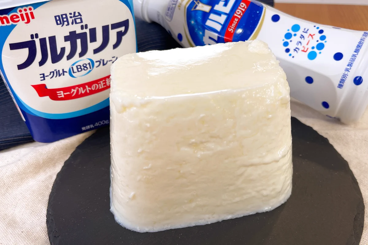 パック丸ごと使うスイーツ！さっぱりヨーグルトムース。