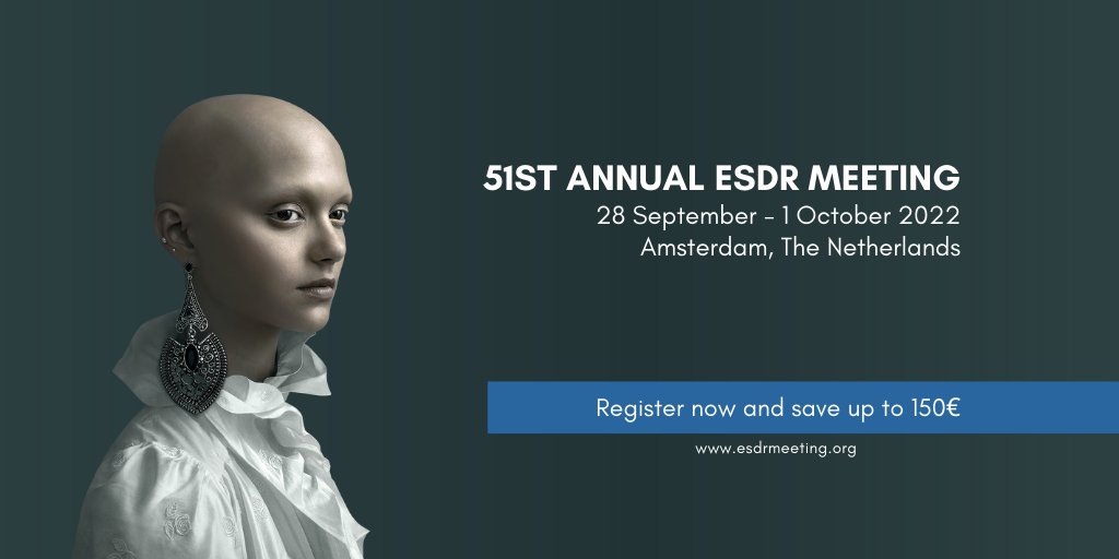 ESDRorg's tweet photo. It is time to take advantage of our early rates for the 51st Annual ESDR Meeting!
Register today and join us in Amsterdam this autumn! 
https://t.co/jYaREi8iuM https://t.co/0P4SRm50ca