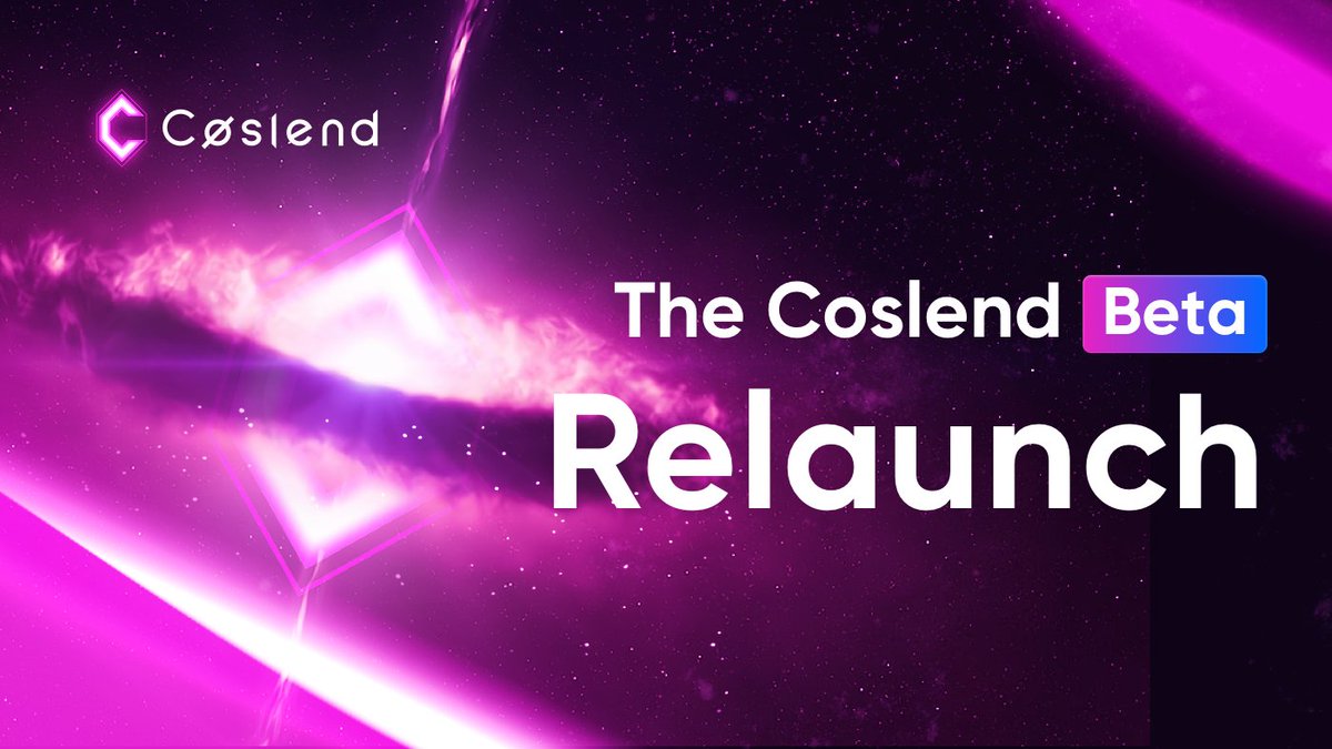 Coslend⚛ | The First Money Market On Evmos tweet media