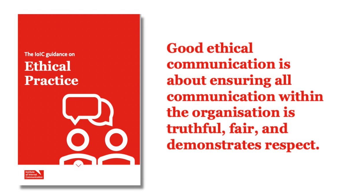 AllThingsIC's tweet photo. NEW: What internal communicators need to know about ethics https://t.co/BLzBkI7XpJ - by All Things IC Comms Consultant Dan Holden, featuring the new @IoICNews ethical practice guide. #InternalComms #AllThingsIC https://t.co/Pgp9PSjEMU