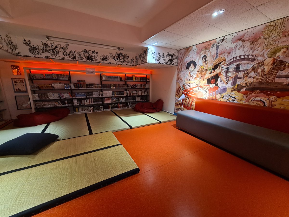 tdcissy's tweet photo. Vous pourrez nottament y découvrir une incroyable fresque sur l'histoire des Mangakas ! https://t.co/fIPU1bBNHl