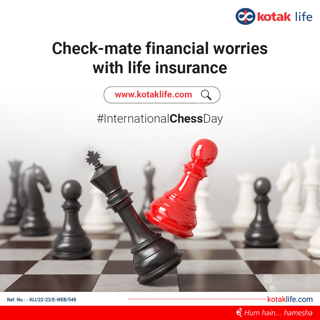 Right move ♟️ at the right time is key to winning in chess and in life.
Ab delay mat karo Guru, karo #LifekiSearch shuru!

know more: Kotaklife.com

#InternationalChessDay #KotakLife