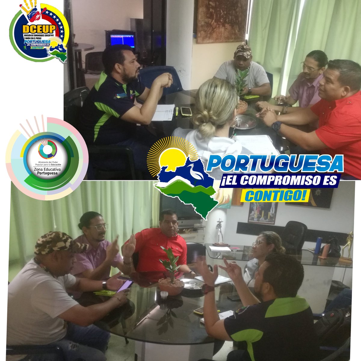 La División de Comunidades Educativas, siguiendo orientaciones de la profesora María Morillo autoridad única de educación, participó en Reunión del equipo Promotor estadal de "Corazón Llanero",Finiquitando detalles para la *Audición Estadal Juvenil* a realizar:sábado 23 de julio