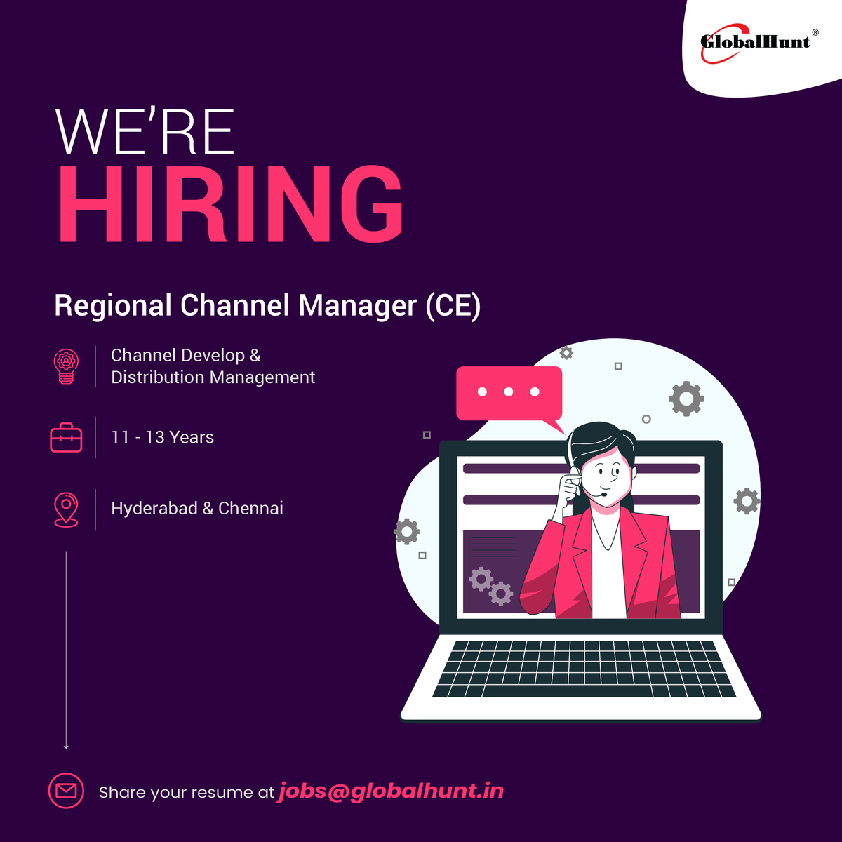 GlobalHuntIndia's tweet photo. Our esteem client in Consumer Retail industry is looking for Regional Channel Manager (CE). 

Interested candidates apply at https://t.co/tVeFmE9orn 

#regionalchannelmanager #retailsales #channelsales #partnernetwork #ChannelDistribution #channeldevelop #distributionmanagement https://t.co/90DhlYawuz
