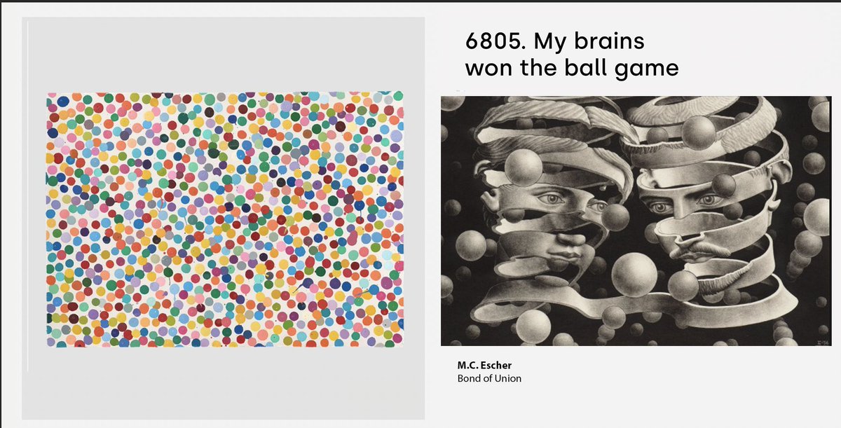 _101faces's tweet image. We won! #Currency #currencyburn 
@HENI @hirst_official 
 #escher  #damienhirst