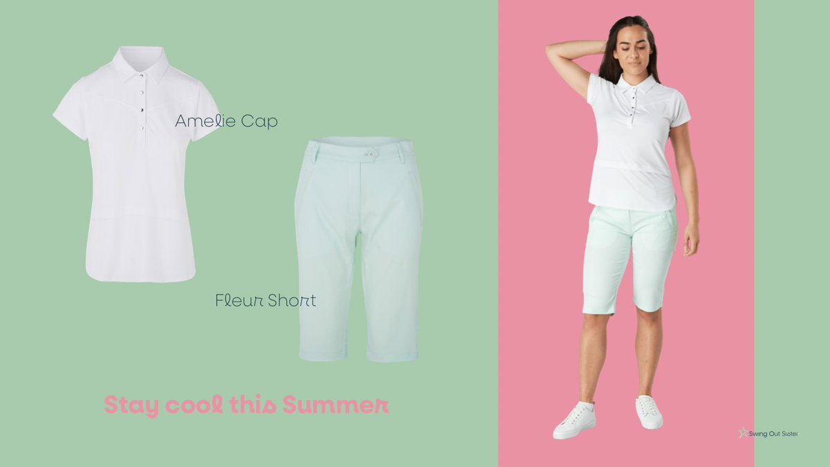 sosladiesgolf's tweet photo. Look fresh and stay cool in Neon Mint Fleur Shorts and a Amelie cap or sleeveless shirt
#golfinstyle https://t.co/onqbVCH0Cz