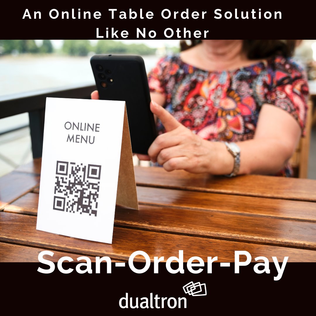 Annoucing our new SCAN-ORDER-PAY
👉An Online Table Order Solution Like No Other
👉Unlike standalone QR-code table order solutions, Scan-Order-Pay is natively built into the cashless PoS system, giving you more benefits
#ScanOrderPay #Dualtron #POS
dualtron.ie/post/an-online…