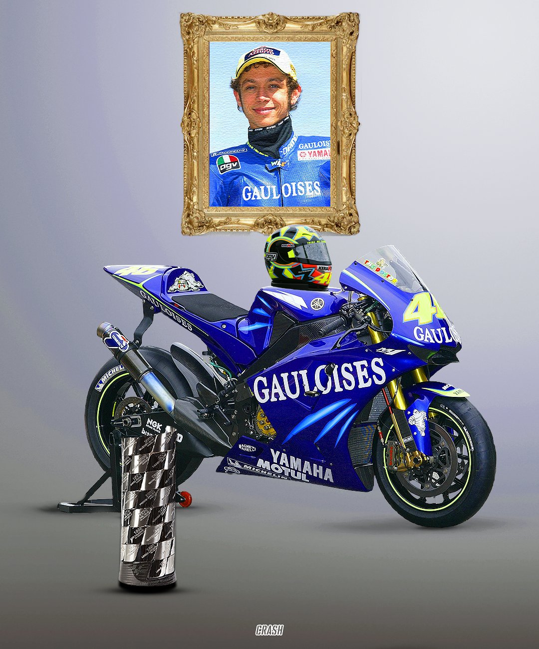 valentino rossi 2004 yamaha