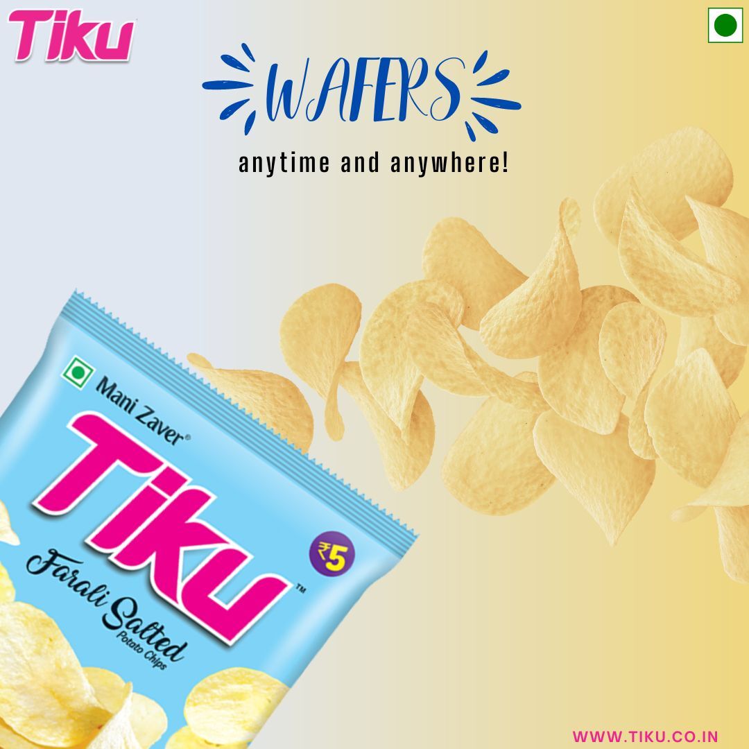 TikuSnacks's tweet image. Tiku Wafers
.
.
Tag those four friends with whom you can enjoy these tiku wafers anytime and anywhere!
#fastspecial #anytime #anywhere #originaltaste #originalsnacks #tikusnacks #trending #snacking #flavours #yummy #bestsnacks #chips #IndianSnacks #recipes #justonemore