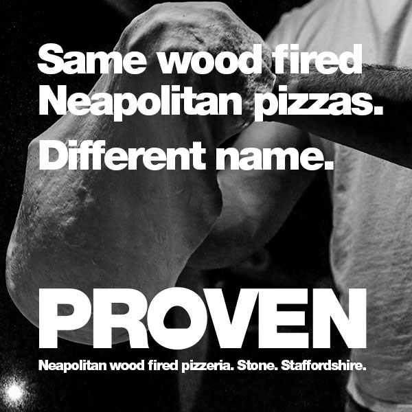 We’ve changed our name to reflect the fact we have the best dough which makes the best pizza. You see, the secret to our perfect Neapolitan wood fired pizza isn’t the 800º oven temperature, it’s our perfectly prepared and well ‘proved’ dough. provenpizzeria.co.uk