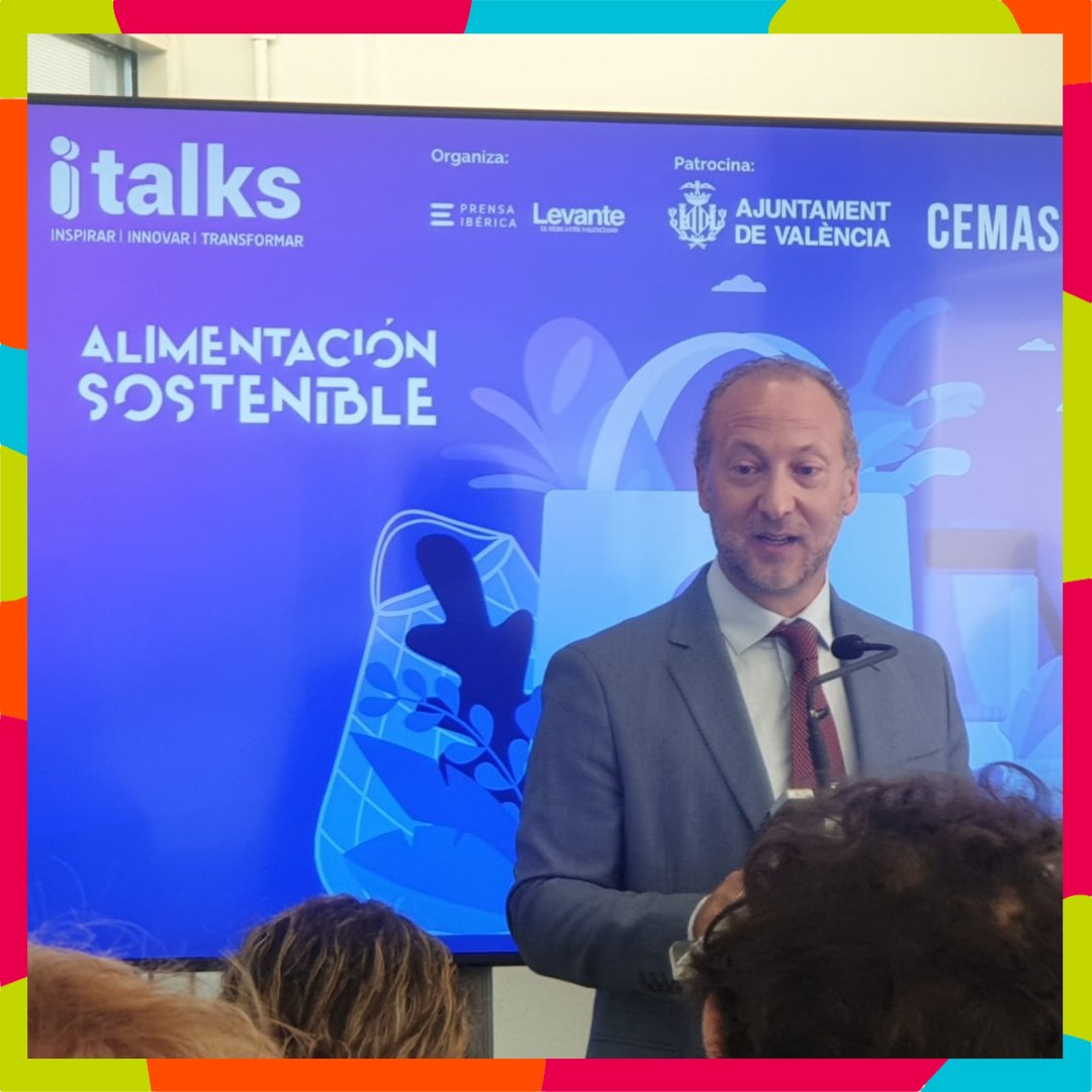 Mercavalencia1's tweet photo. @levante_emv @cemasvlc Vicente Brull, del col·legi de farmacèutics:
💬 "La dieta mediterrània és la més sostenible, en molts aspectes, no només el relacionat amb la salut".
#I_talks https://t.co/4awn1nVG0u