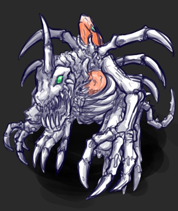 デジモン描いてた。 