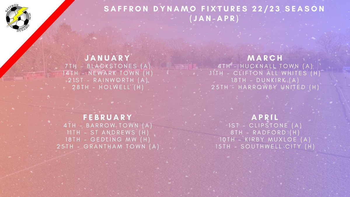 The long awaited fixtures are now released!!! 

Time to get started <a href="/neilpercy83/">Neil Pursglove</a> 👊🏻