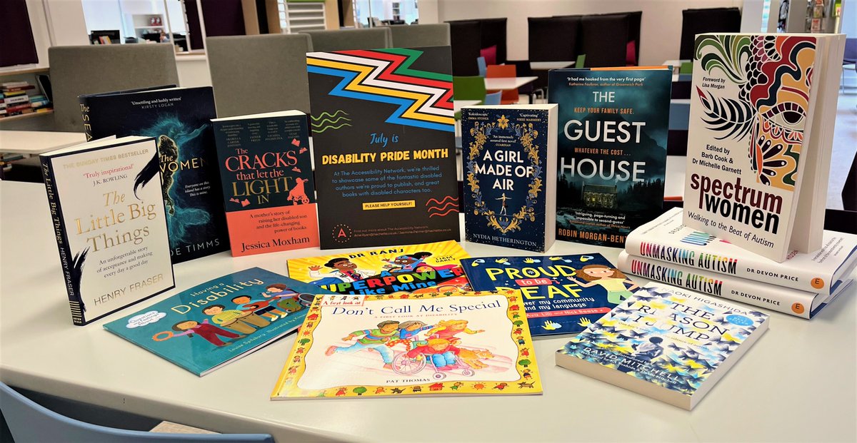 Did You Know...?
July is #DisabilityPrideMonth!

We've set up some exciting book displays in our head office, showcasing a few of the disabled authors Hachette is proud to publish, as well as brilliant reads featuring disabled characters! 

What recommendations can you add?