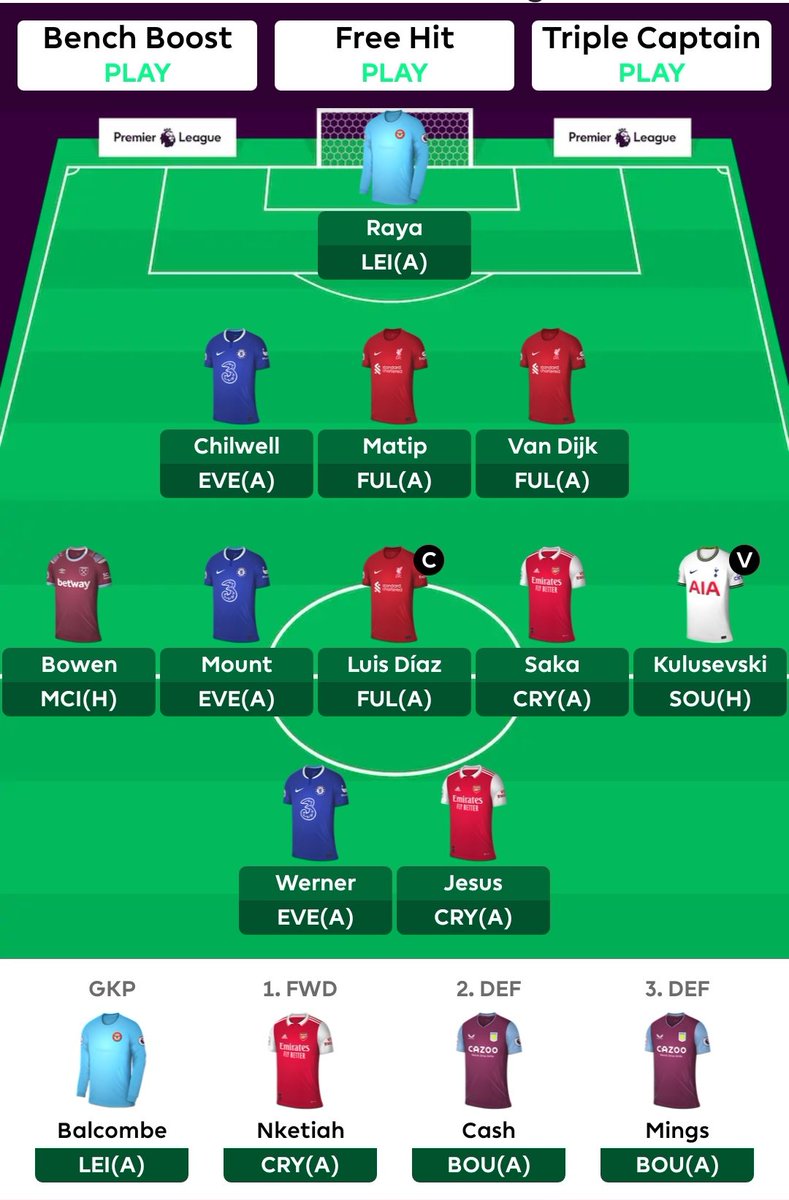 FPL Anti Bully (Andy) (@fpl_antibully) on Twitter photo Okay, so new strategy 'Memium'. No premiums or bench foder. Instead going for mid range price options. Balance, cover and longevity. #FPL #FantasyFootball #memium <a href="/FPLGeneral/">FPL General</a> Okay, so new strategy 'Memium'. No premiums or bench foder. Instead going for mid range price options. Balance, cover and longevity. #FPL #FantasyFootball #memium <a href="/FPLGeneral/">FPL General</a>