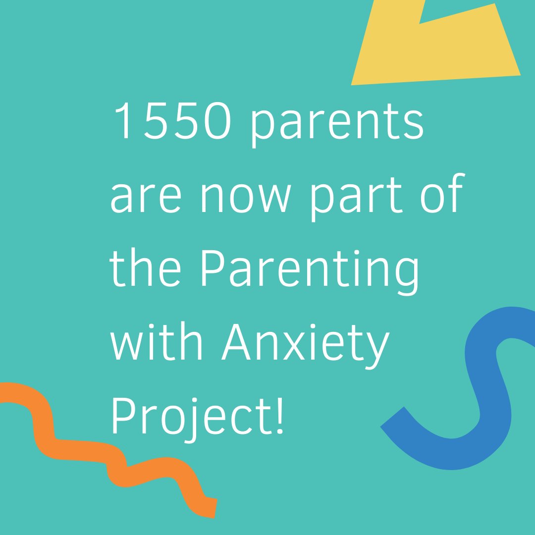The Parenting with Anxiety Project is testing an online course to help parents with anxiety raise confident children. 1500 parents have now signed up! Each one is playing a important in improving support for families. Find out more at 
parentingwithanxiety.org.uk