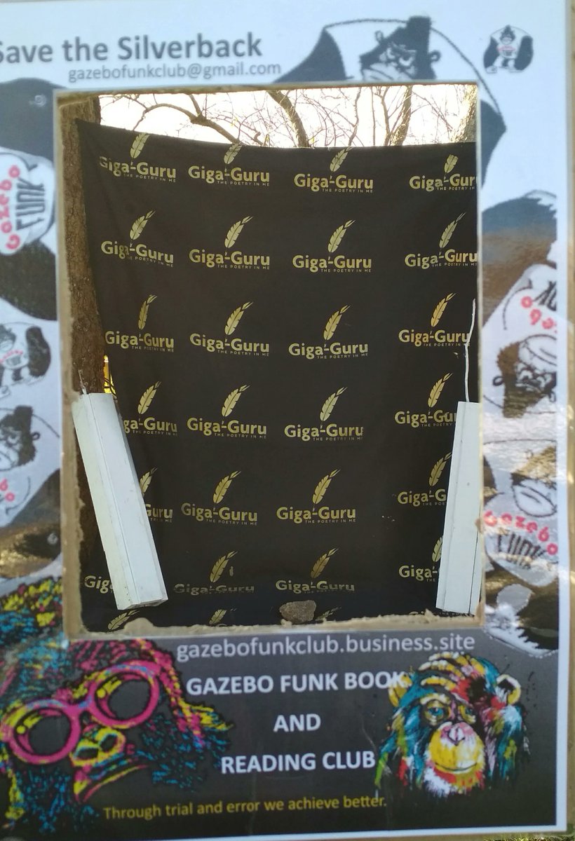 GazeboFunkClub's tweet photo. We are also looking for a sponsor to do our branding. Just look how cool the @GigaGuru wall banner looks. Nice one sir. 😎 #GFC #FridayCulture https://t.co/JRsrAjef2P
