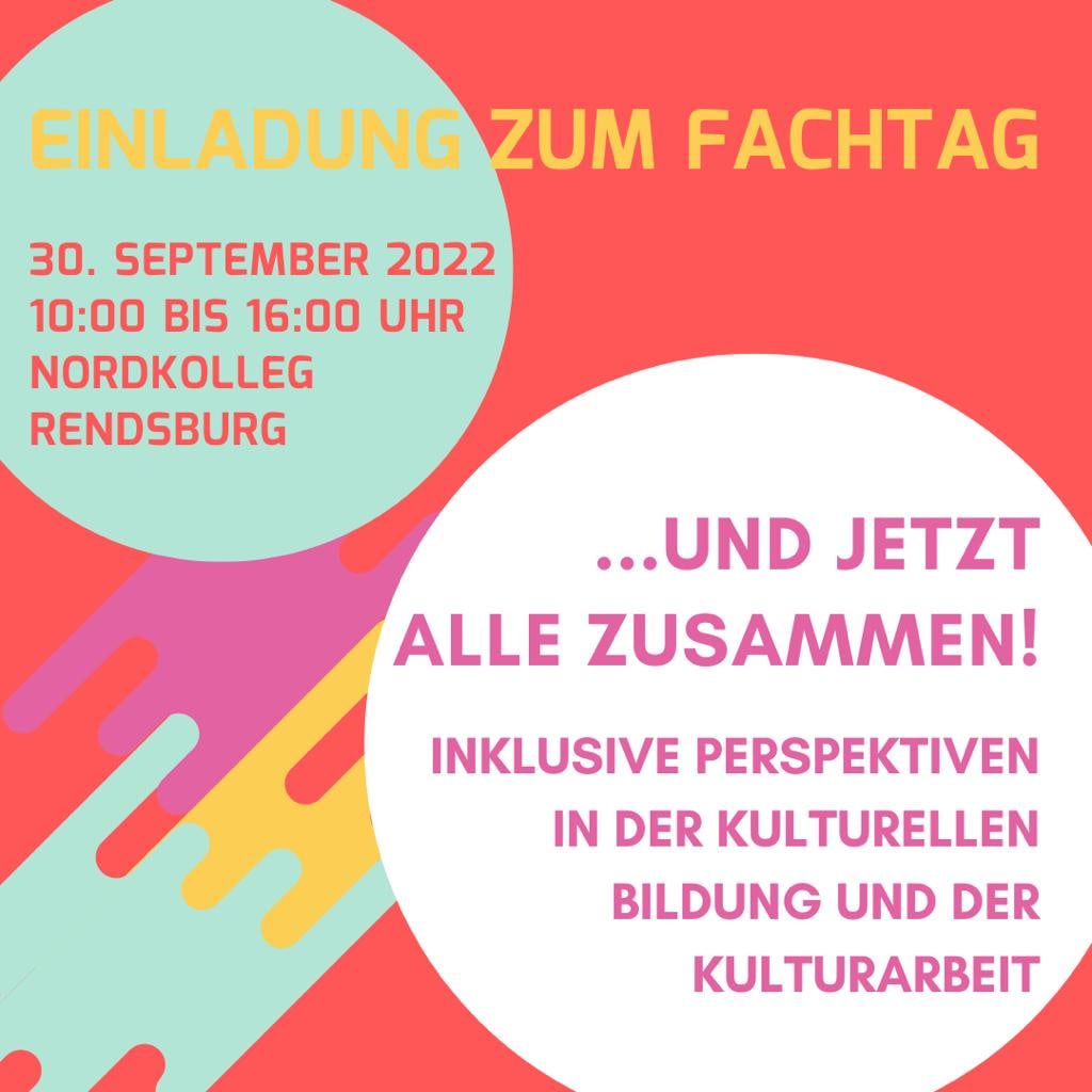 Es gibt noch freie Plätze, eine schnelle Anmeldung lohnt sich also. ;) 
landeskulturverband-sh.de/fachtag/