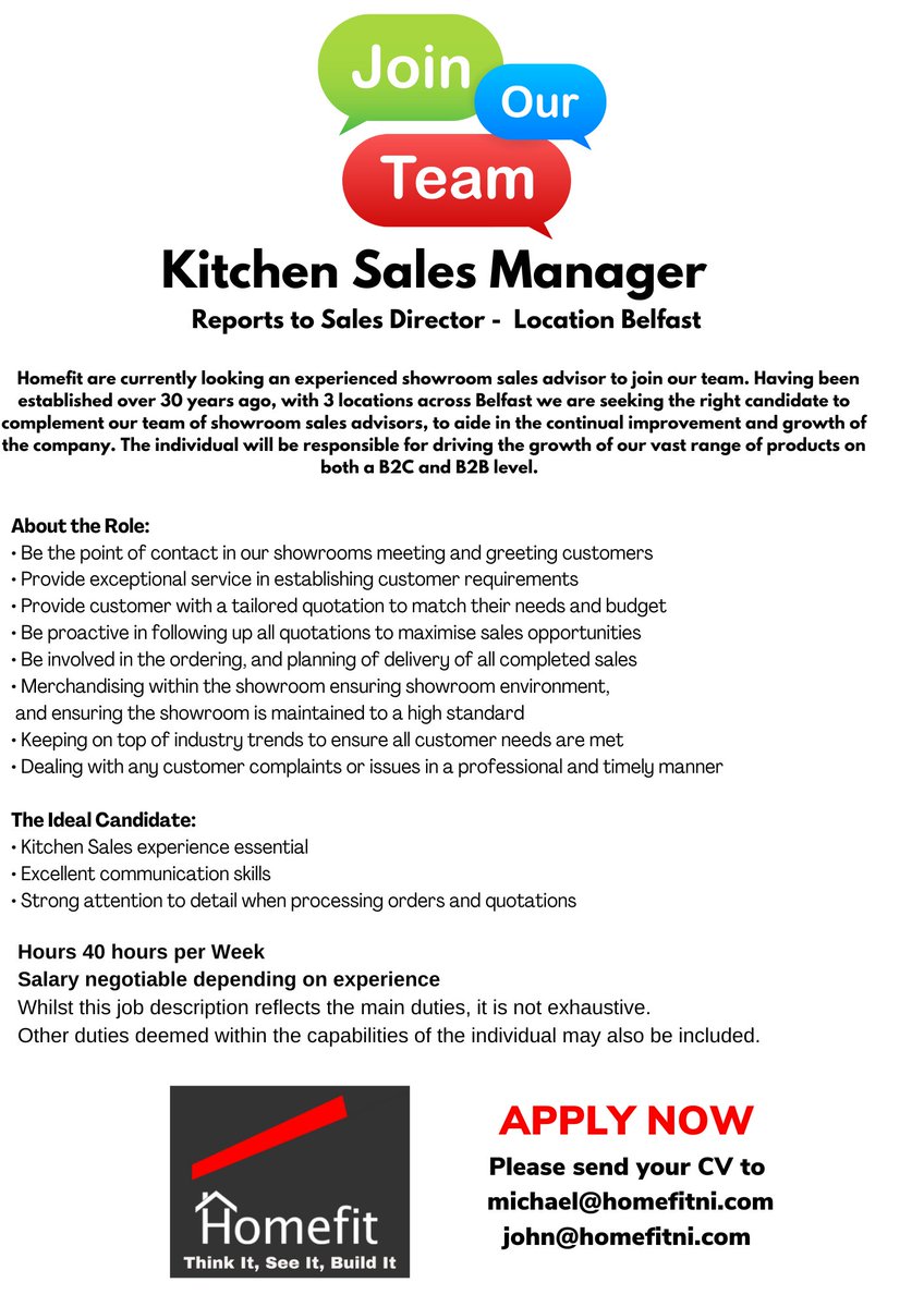 Homefit Belfast on Twitter "WE ARE HIRING at Homefit ️ 𝗕𝗮𝘁𝗵𝗿𝗼𝗼𝗺