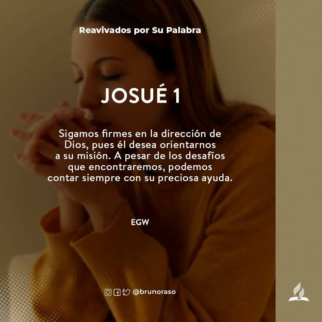 #rpSp #PrimeroDios 
Capítulo del día – Josué 1 
Facebook - <a href="/brunoalberto/">bruno miguel alberto</a>.raso 
Instagram - @brunoalbertoraso 
Twitter - <a href="/brunoraso/">Bruno Raso</a>