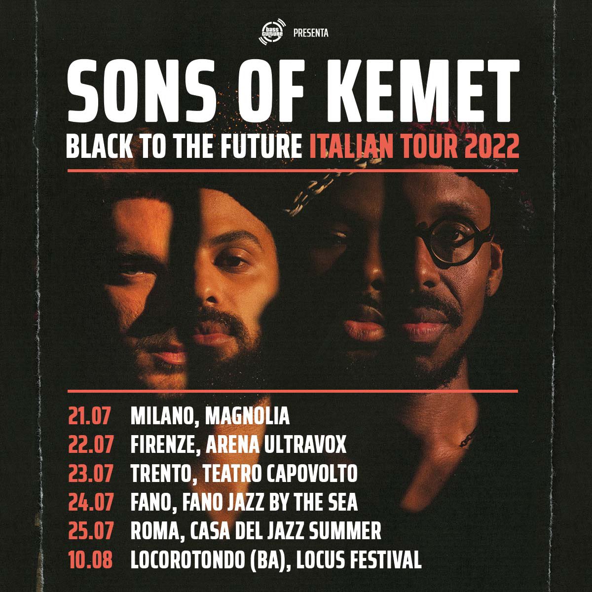 Get your tickets now for our last Italian tour. We can’t wait to spend a week in your amazing country: shabakahutchings.com/tour/