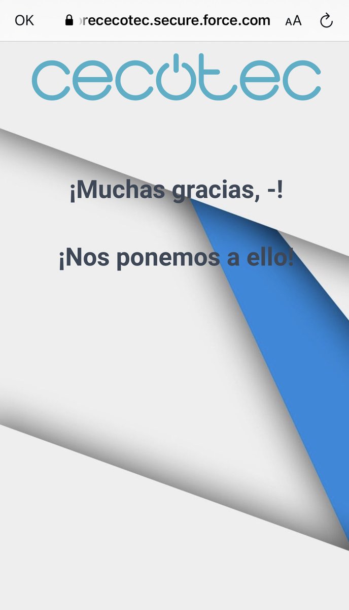 juniorinvestor8's tweet photo. @CECOTECoficial Hecho, ahora cuanto más tengo que esperar? https://t.co/3TuFoaSUje