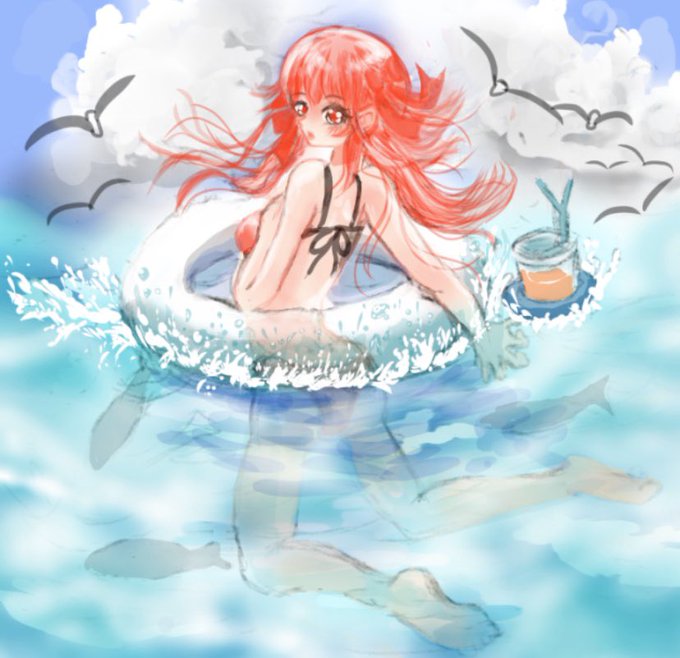 海の日イラストのtwitterイラスト検索結果