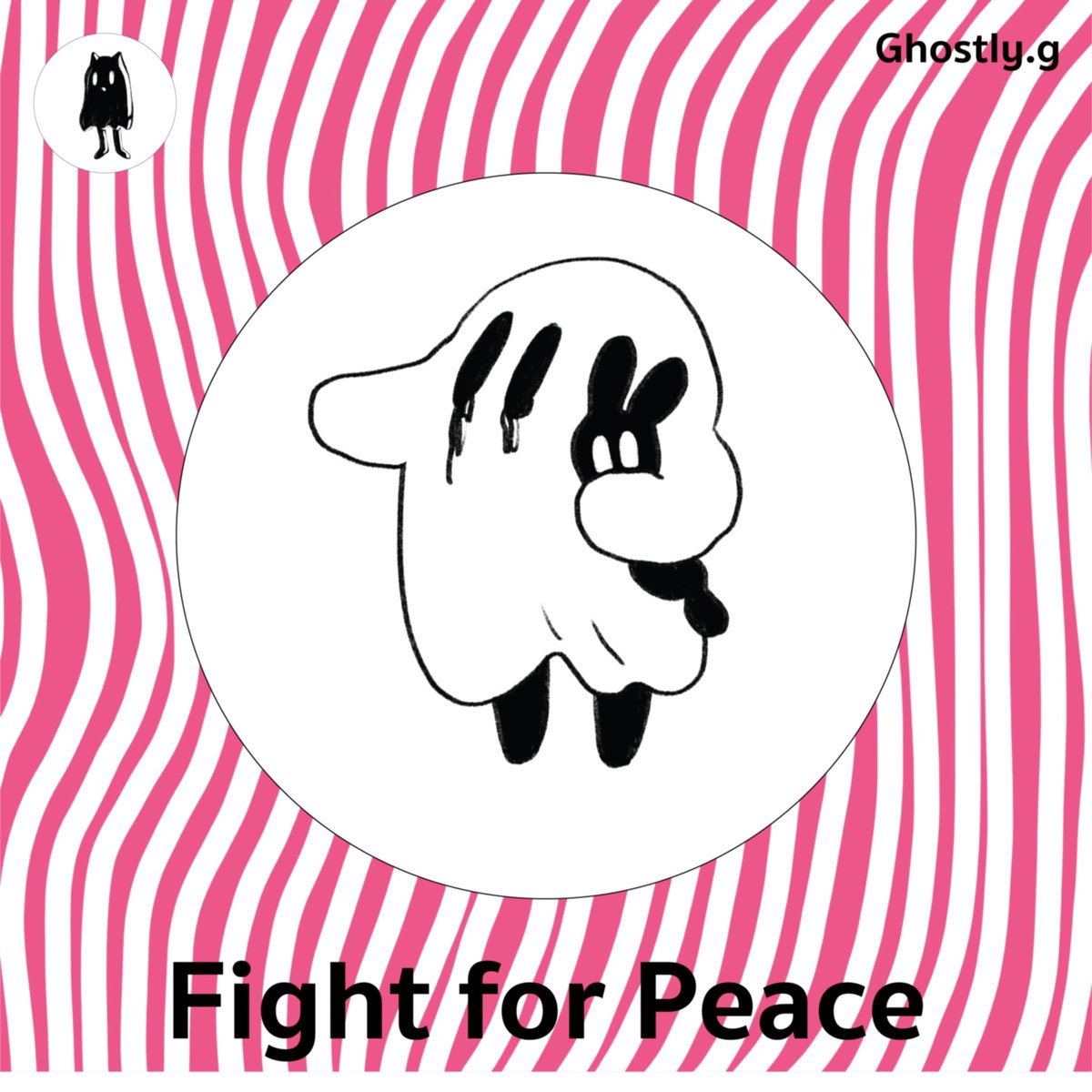 area6903's tweet photo. FIGHT FOR PEACE

#nimitnation

☮️☮️☮️☮️

#artofghostlyg #NFTCommunity #nftthailand #NFTProject #nftcollectors #NFTdrops #pfpNFT #OpenSeaNFT #NFT買います #NFT宣伝枠 #NFTartwork https://t.co/X1O0D7stF9