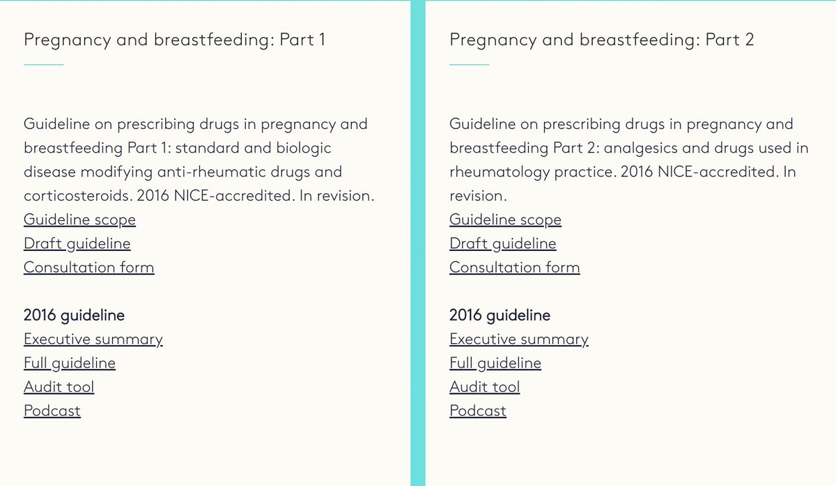 ERheumat's tweet photo. 🆕🔥British Society for Rheumatology (BSR): guideline on prescribing drugs in pregnancy and breastfeeding
Draft Guidelines available for review
Short Summary 
https://t.co/nJwzCNUjtI https://t.co/ql6taqwkyx