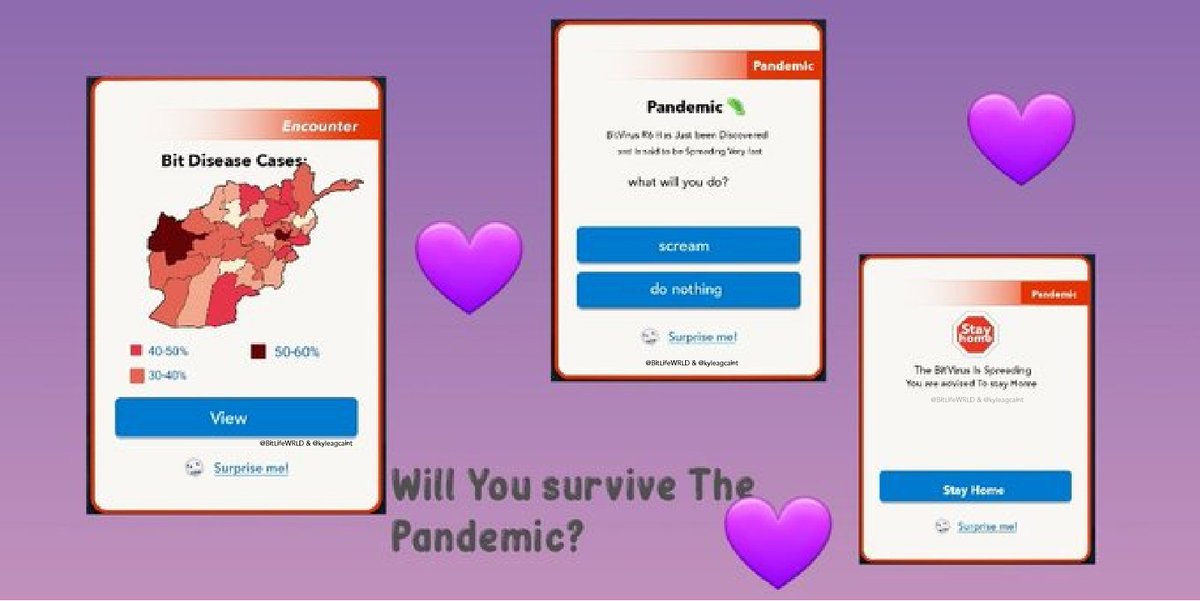 kaiswift13's tweet image. #WRLDcompilation: Apocalypse Concept (feat. @kyleagcaint)!

• Fight for your country in nuclear wars! 💣
•Scavenge for goods!
•Build Bunkers 🏚
•Riot ⛏🪧
Find out what it takes to live in the Apocalypse... will you survive?

Tag @BitLifeApp so they notice our content!