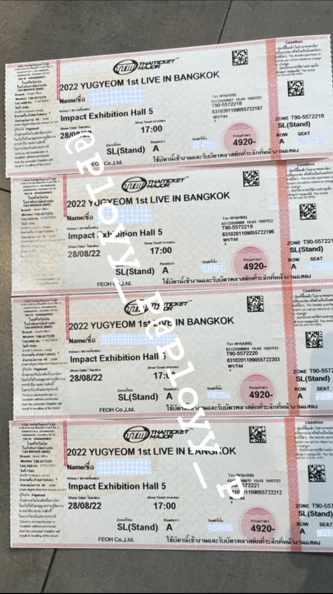 PloyChom_m's tweet photo. กดงานYUGYEOM 1st LIVE IN BANGKOK ได้ 4ใบ💗💗#YUGYEOM1stLiveInBKK #_Ployy_P https://t.co/ae379f0OV9