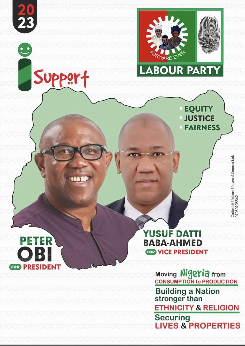 If you are #OBIDIENT and #DATTIFIED, don’t you think we should follow each other. 🤝🤛🏻💪🏻👍👉🏿👈🏿👉🏿👉🏿👈🏿

#PeterObiAt61 #Obidatti2023 #OBIdientlyYUSful #PeterObiForPresident2023