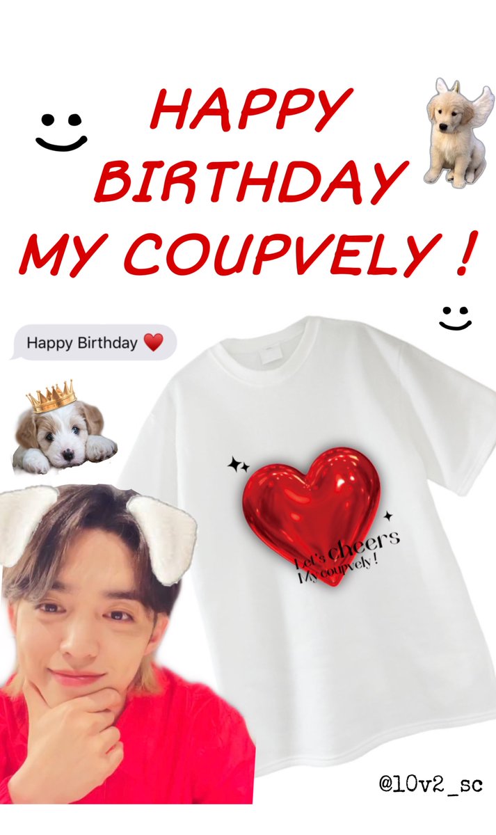 l0v2_sc's tweet photo. 𝐋𝐞𝐭’𝐬 𝐂𝐡𝐞𝐞𝐫𝐬 , 𝐌𝐲 𝐜𝐨𝐮𝐩𝐯𝐞𝐥𝐲 ! 🥂 ♥ •°
 
다가오는 승철이의 28번째 생일을 축하하며
#rt 추첨 한 분께 직접 제작한 에스쿱스 티셔츠를 드립니다 :) 

세부적인 공지는 타래를 확인해주세요 ! 

세상 가장 빛나는 나의 별 , 생일축하해 ꒰｡•ॢ◡•ॢ｡꒱ https://t.co/lMpgfJH5qg